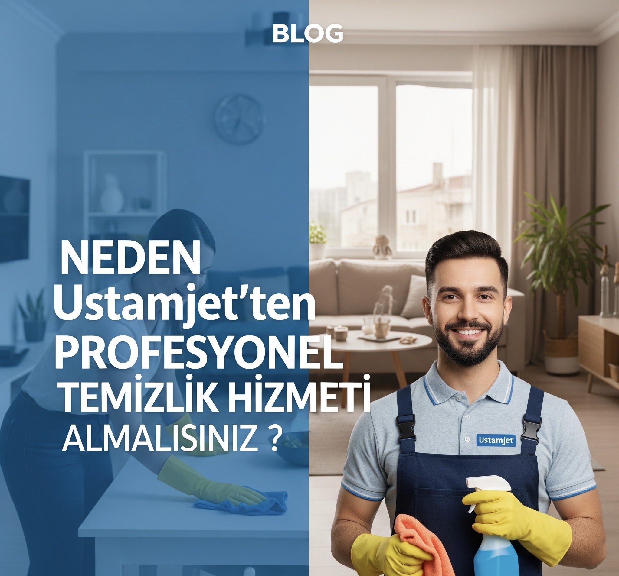 Neden Ustamjet’ten Profesyonel Temizlik Hizmeti Almalısınız?