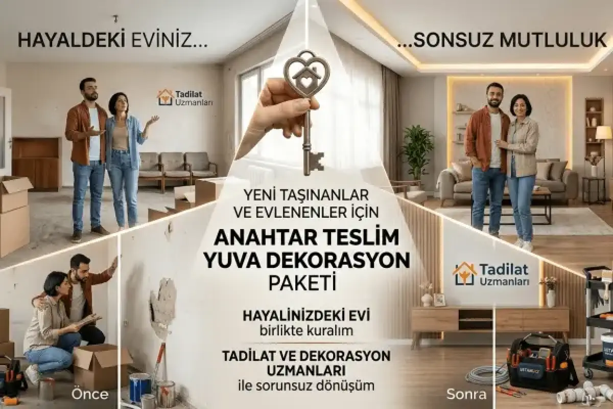 Yeni Taşınanlar ve Evlenenler İçin "Anahtar Teslim Yuva" Dekorasyon Paketi kampanyası