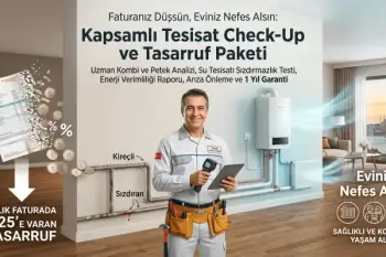 Faturanız Düşsün, Eviniz Nefes Alsın: "Kapsamlı Tesisat Check-Up ve Tasarruf Paketi" kampanyası