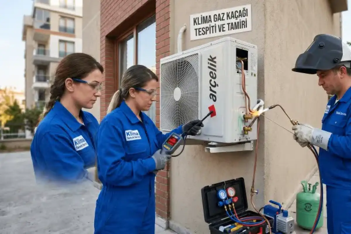 Klima Gaz Kaçağı Tespiti ve Tamiri hizmeti