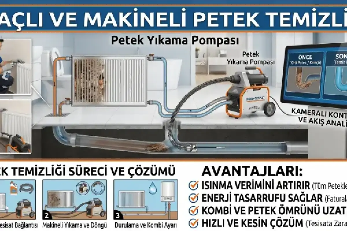 İlaçlı ve Makineli Petek Temizliği hizmeti