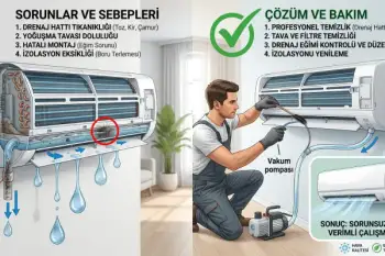 Klima Su Damlatma ve Su Akıntısı Çözümü hizmeti